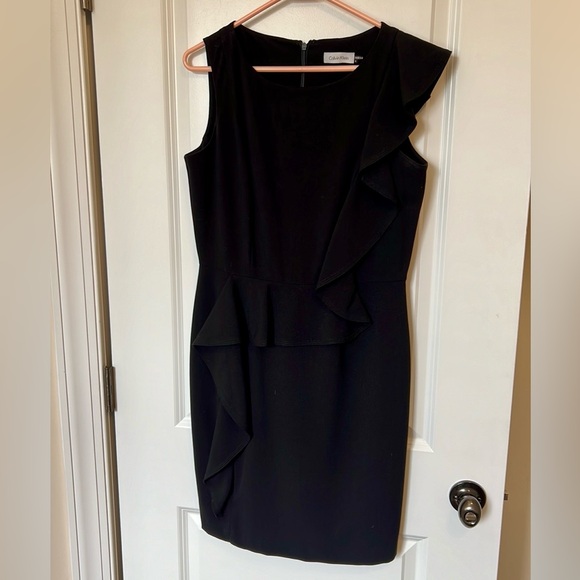 Calvin Klein Black Midi Dress - Picture 4 of 7
